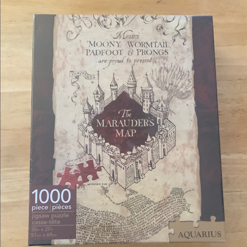 Marauder's Map Jigsaw Puzzle - 1000 Pieces